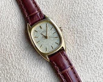Vintage Seiko Tank gold filled ladies watch