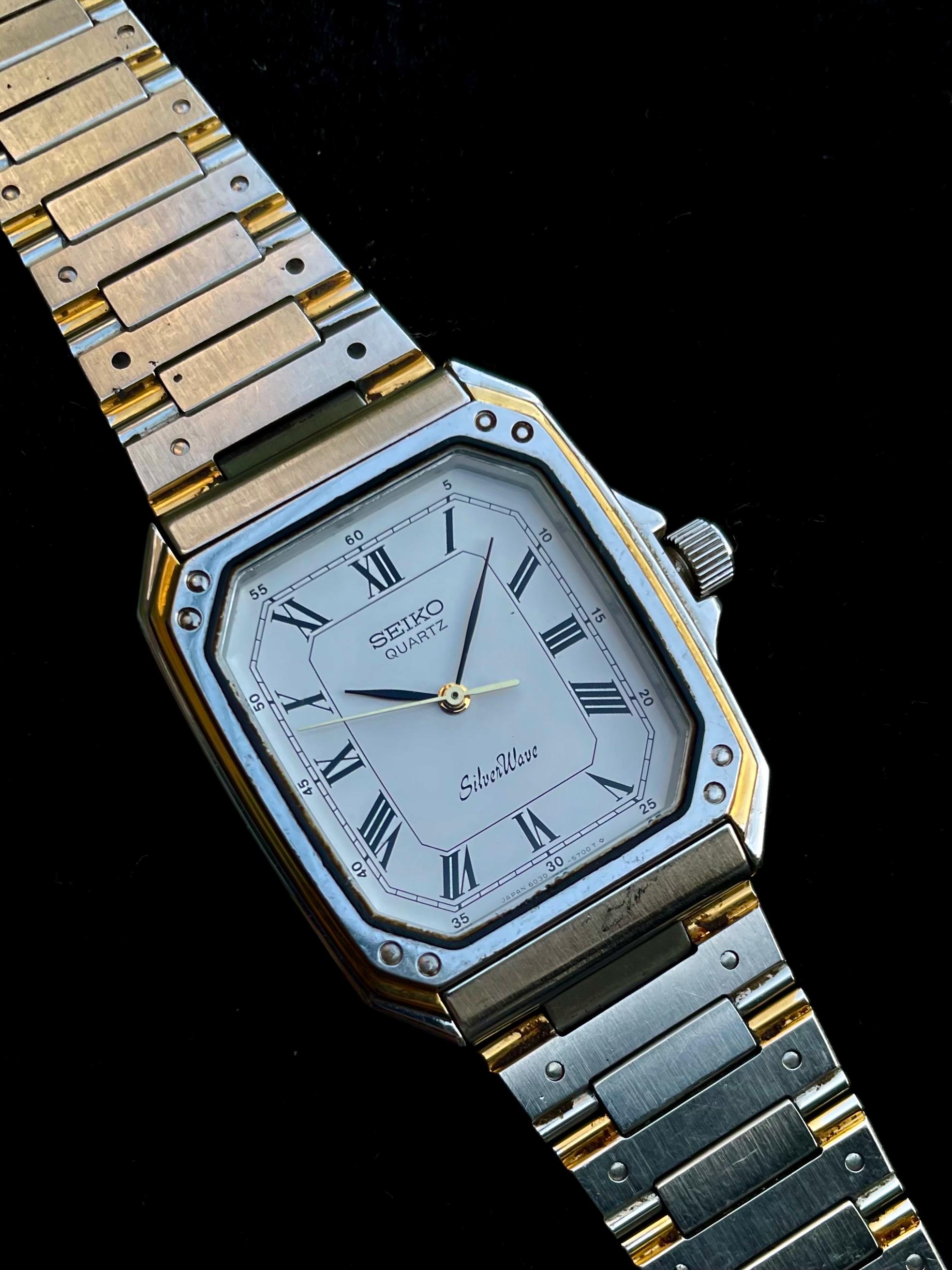 Seiko Silver Wave - Etsy