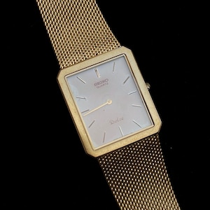 Seiko Dolce Tank Watch - Etsy