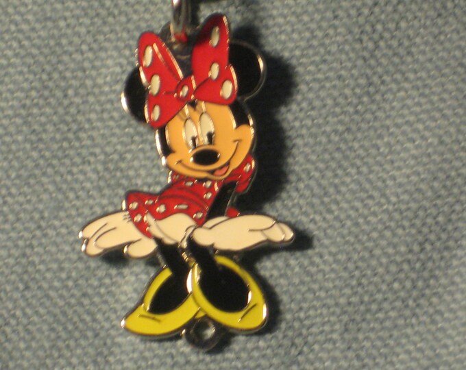 Minnie Mouse Zipper Pull Full Face Smile Etsy