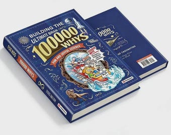 100000 Whys Science Book for Kids | STEM Learning Ages 6–12 | Fun Cartoon Illustrated | Early Education Brain Building Book