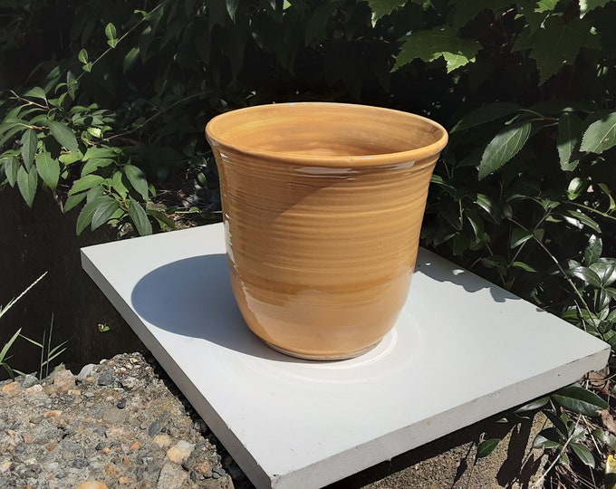 Tan Rutile Colored Bell Vase