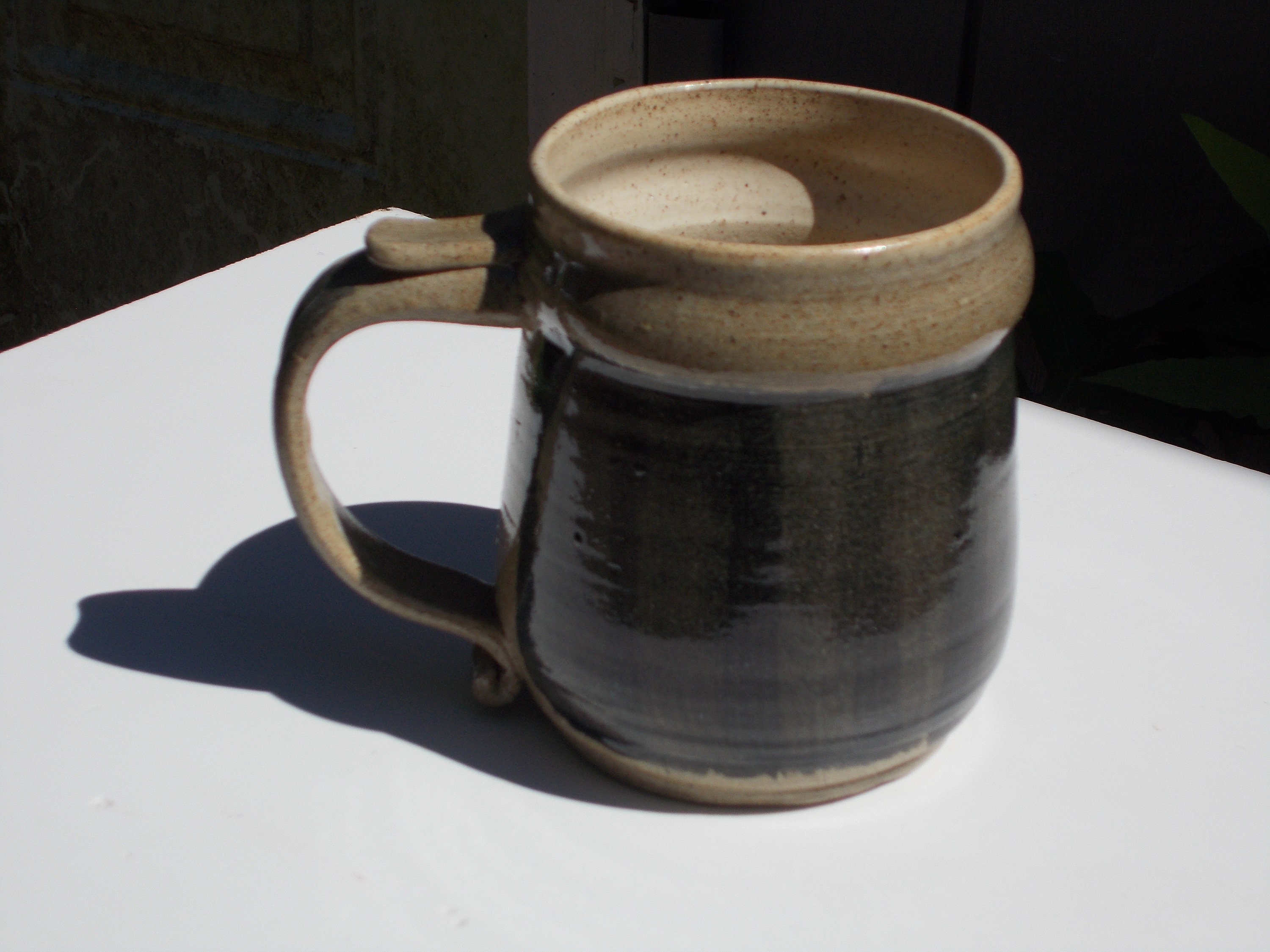 Mug Cup Grey Brown Tankard Style 1 34 Cups