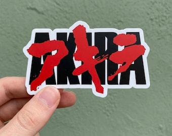 Pegatinas con el logo de Akira con corte de precisión, imanes para coche, vinilo adhesivo, accesorios y regalos para mamás.