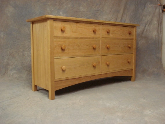 Cherry Or Oak Custom Bedroom Dresser Chest Of Drawers Etsy