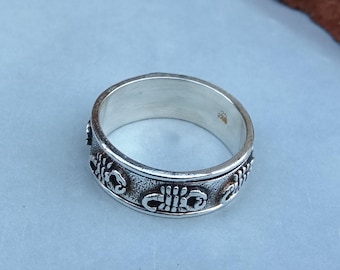 925 sterlingsilver skorpion spinnerring, unisex meditationsarmband för vuxna