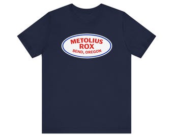 Metolius Rox Bend Oregon T-Shirt | River Fishing Logo Tee