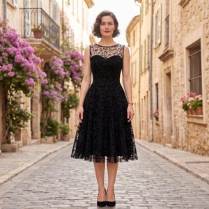 black knitted dress long sleeve HAL BLACK LONG SLEEVE MIDI DRESS – DISSH
