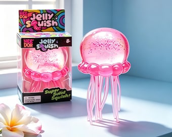Juguete blando de medusa / Juguete sensorial antiestrés / Juguete para aliviar el estrés y la ansiedad para niños y adultos, regalo para ella y para él.