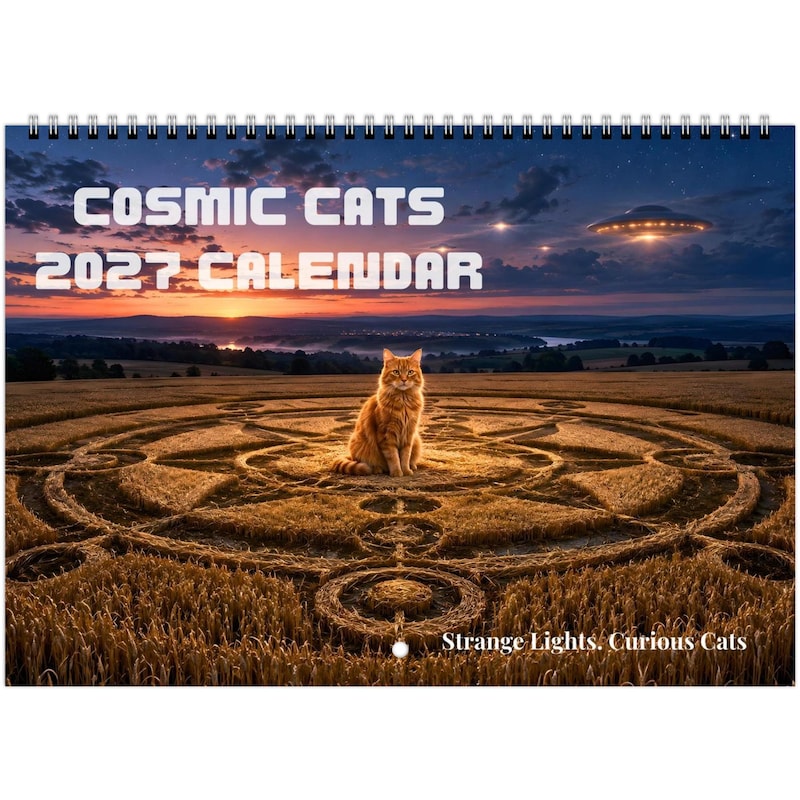 Alien Cat Calendar - Etsy