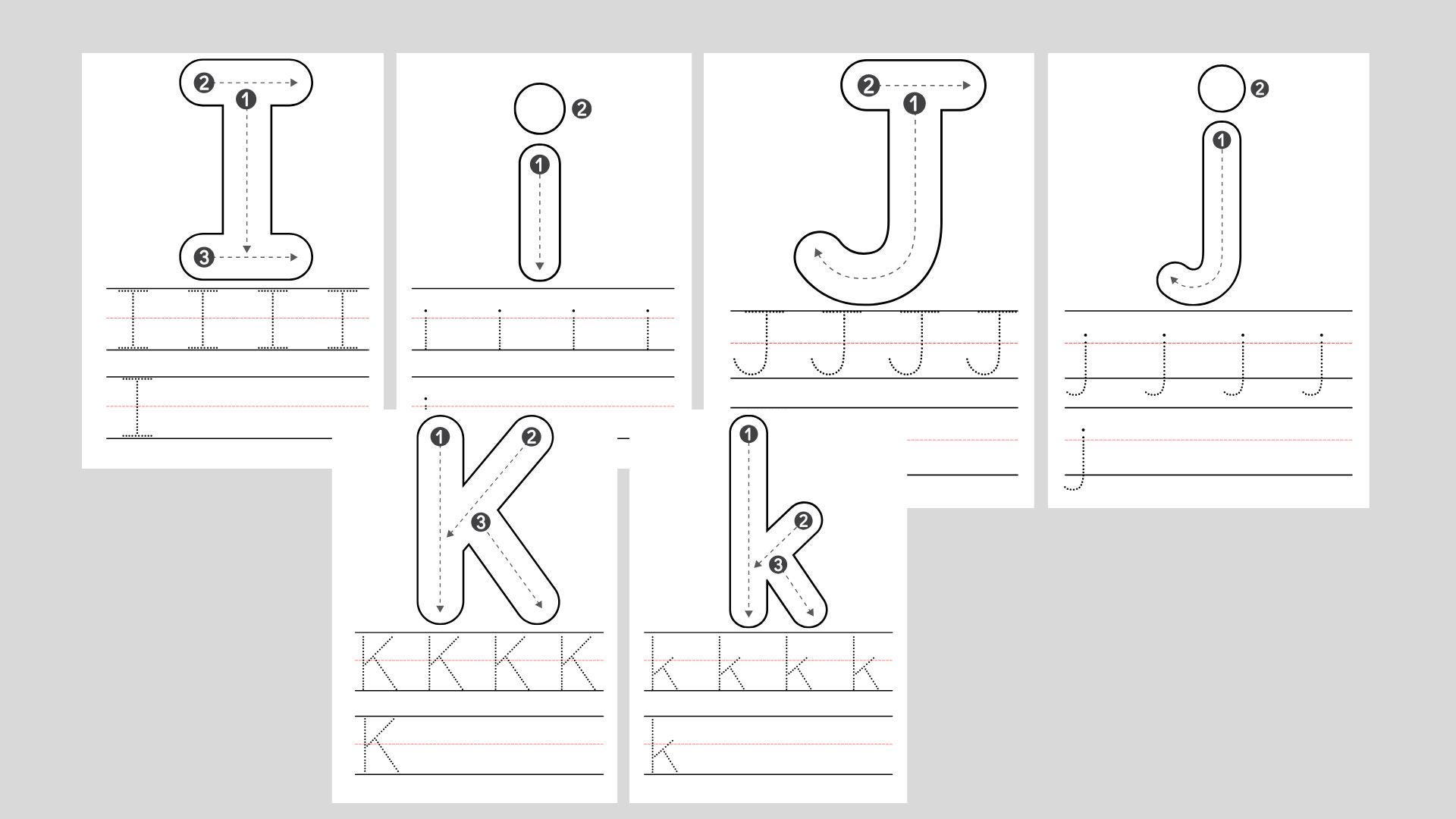 Preschool Alphabet Tracing Worksheets: 52 Pages Letter Writing Practice ...