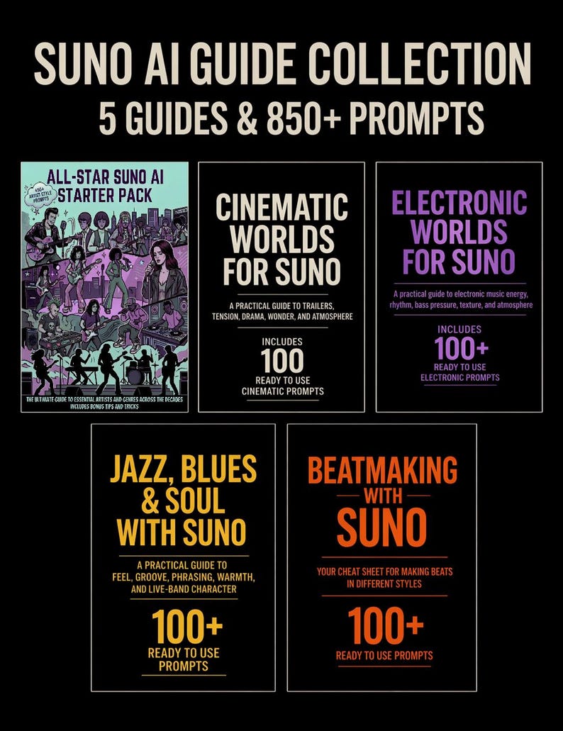 Suno AI Guide Collection - Etsy