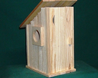 Out House Bird House Kit – Cypress Wood DIY Birdhouse Project for Kids & Adults