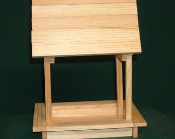 Well House Bird Feeder Kit – Cypress Wood DIY Project for Kids & Adults