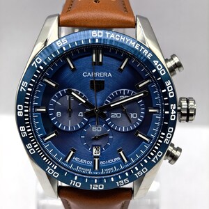 Vintage Tag Heuer Carrera Chronograph Date Indicator Quartz Men's Wrist Watch Free Shipping