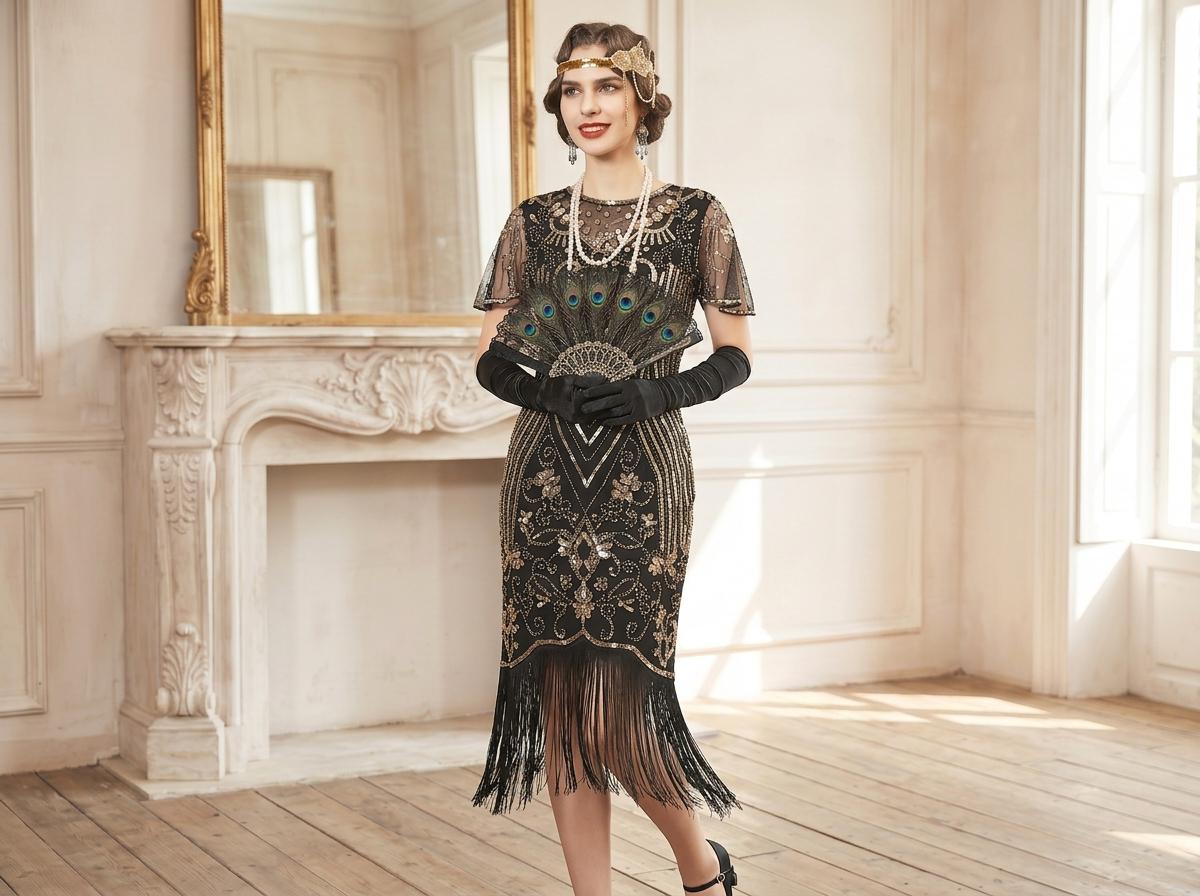 new year dress for women Pinup Fashion Plus Cocktail Sparkly Black Party Eve Short Color:Iovry/Honey StockTake Sweet Pleated Ocean Blue