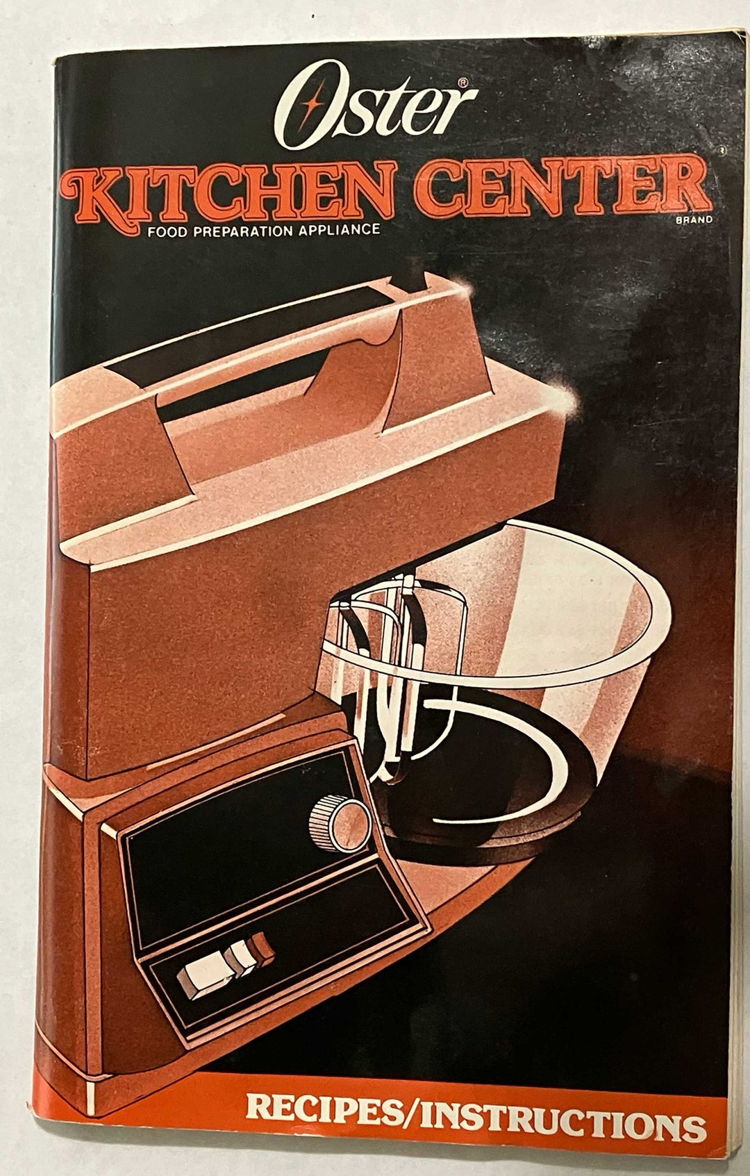 Vintage 1979 Oster Kitchen Center Instruction and Recipe Book Etsy