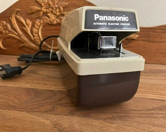 Panasonic Automatic Electric Commercial Stapler Model #AS-202 Used