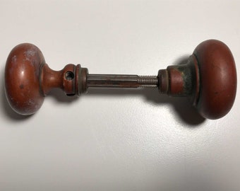 Metal Door Knob-Copper Look Antique