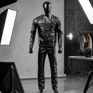 Darth Vader Cosplay Undersuit – Padded Sith Shirt & Trousers – Custom Star Wars Flight Suit Set
