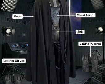 Kostium cosplay inspirowany Darthem Vaderem: niestandardowe miękkie części stroju Lorda Sithów