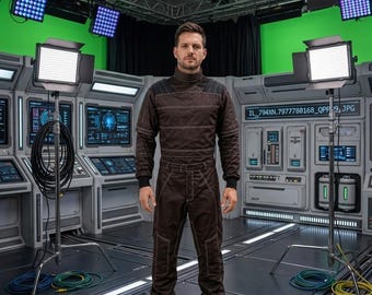 Mandaloriański kombinezon lotniczy Din Djarin 3-częściowy z kamizelką kuloodporną — Premium Bounty Hunter Cosplay