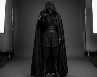 Darth Maul Inspired Sith Robe Costume for Men | Dark Side Star Wars Cosplay Cloak