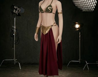 Kostium cosplayowy Księżniczki Lei w bikini – ręcznie robiony strój z Gwiezdnych Wojen