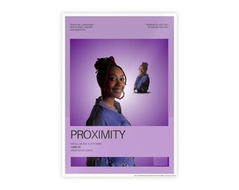 Proximity R&B Album Cover Portrait Poster