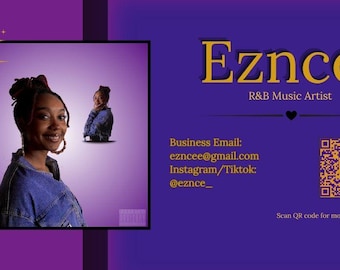 Customizable R&B Business Card Template