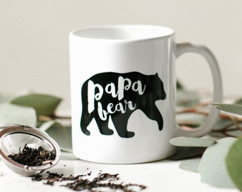 Papa, Father's Day Mug, Father's Day Gift, Father's Day, New Dad, Papa Bear, Husband Gift, Gift for Him, Dad Mug, Grandpa Gift, Grandpa Mug