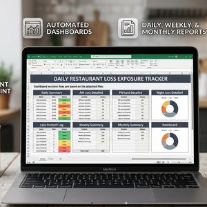 Boîte à outils complète pour les franchises de restaurants | 10 modèles de contrôle et de gestion des stocks | Excel et feuilles de calcul