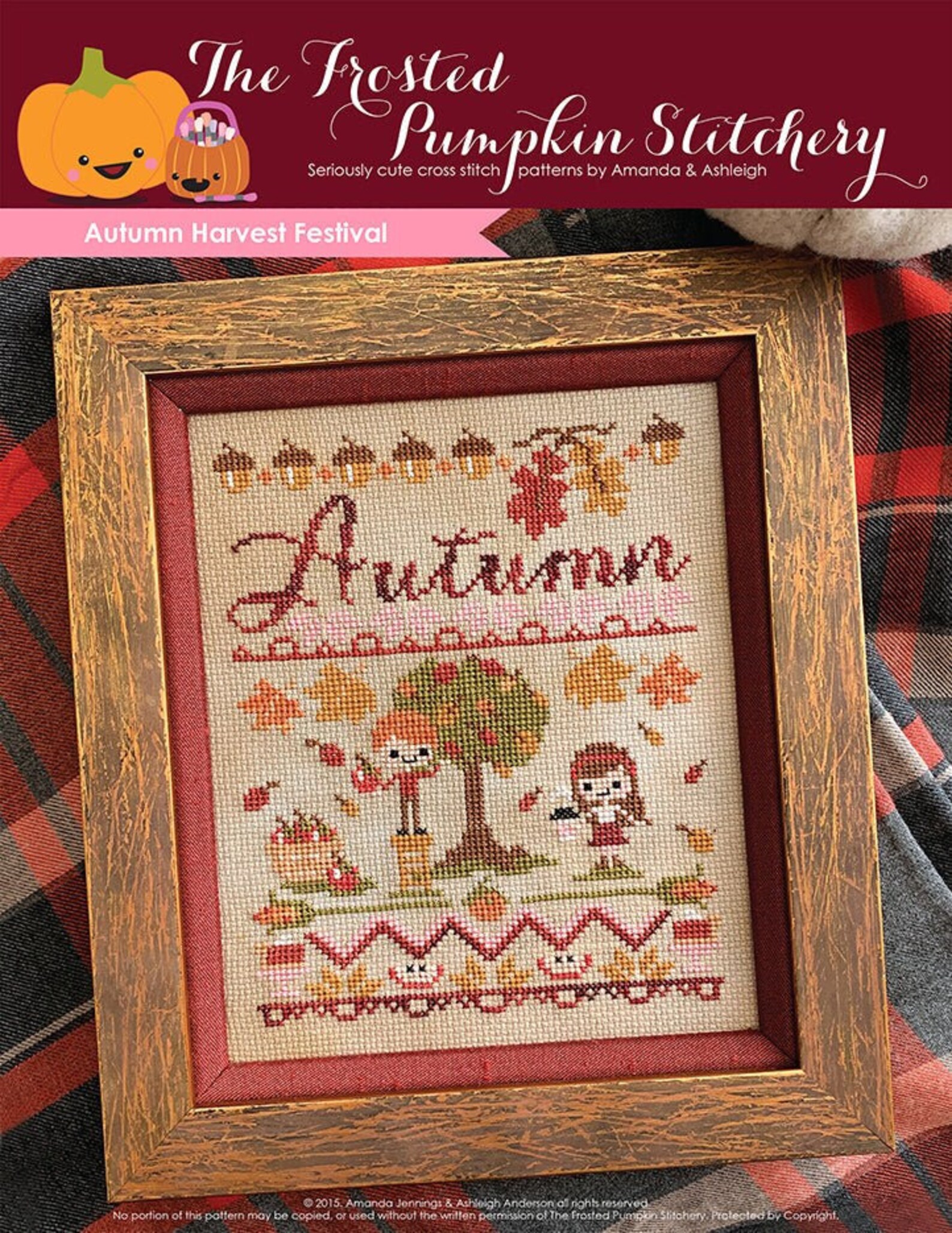 Autumn Harvest Festival Downloadable PDF Cross Stitch Pattern - Etsy