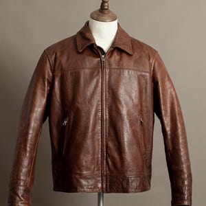 Vintage Banana Republic Leather Jacket - Etsy