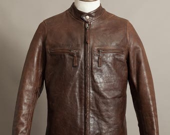 Vintage 90s Polo Ralph Lauren Leather Bomber Jacket, Men's XXL - Etsy