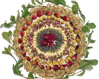 Dried Flowers Kit 8 Bags Rose Lavender Chamomile Jasmine Craft Soap Candle DIY