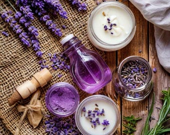 Organic Dried Lavender Flowers 3oz Lavender Sachet Buds for Home Fragrance DIY Crafts