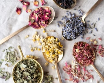 Dried Flowers Kit 9 Bags Natural Herbs Soap Candle Bath DIY Craft Set
