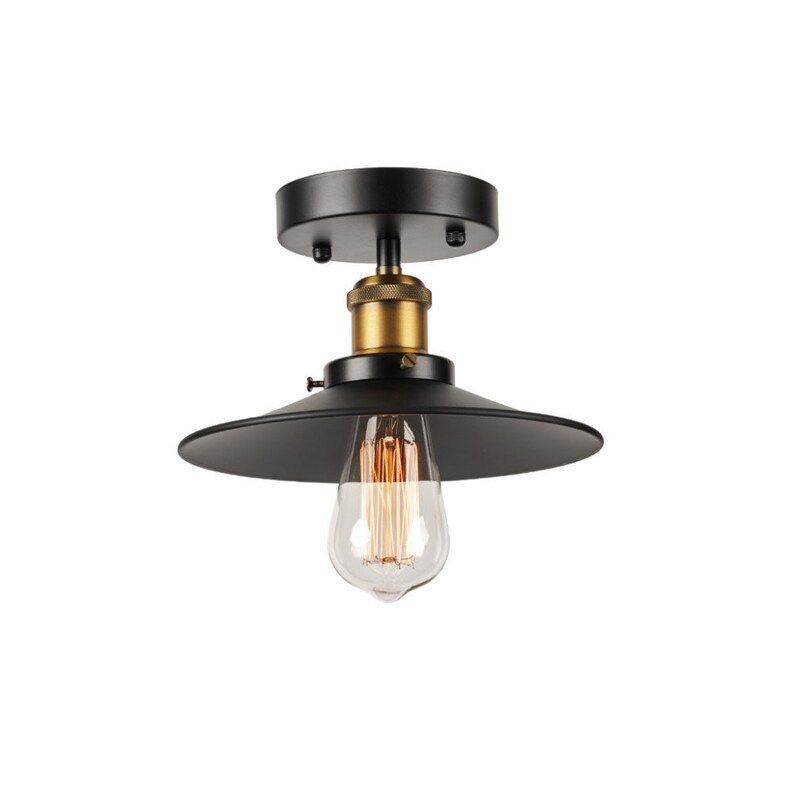 Free Industrial Ceiling Light Semi Flush Mount Image 0