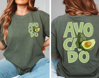 Avocado Graphic Shirt, Aesthetic Fruit Shirt, Vintage Fruit Shirt, Healthy Vegan Lifestyle Shirt, Avocado Lover Shirt, Picnic Outfit