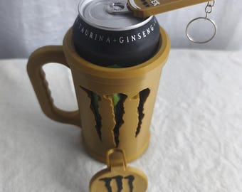 Monster Style Mustard Tumbler Cup with Lid and Bonus Gift