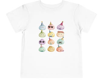 Regenboogknoedels peutershirt (2T-5T)