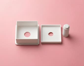 Square Cake Pop Mold 2 Inch Cube Dough Press Shaper Plunger
