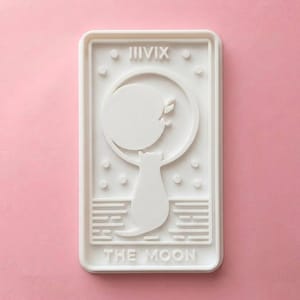 Tarot Card Cookie Cutter Set | 12 Major Arcana Stamps | Witchy