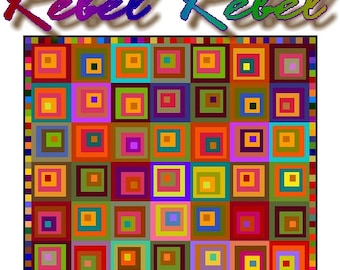 REBEL REBEL - Quilt-Addicts Patchwork Quilt Pattern