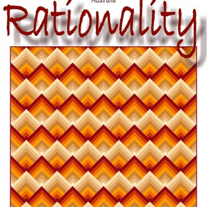 RATIONALITY - Quilt-Addicts Patchwork Quilt  PDF Pattern (sent electronically)