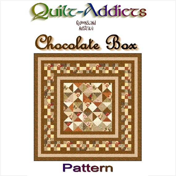 Chocolate Box Quilt Addicts Patchwork Quilt Pattern Etsy