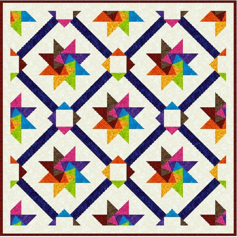 Sta Spin Quilt - Fee Patten - Ilovecafts