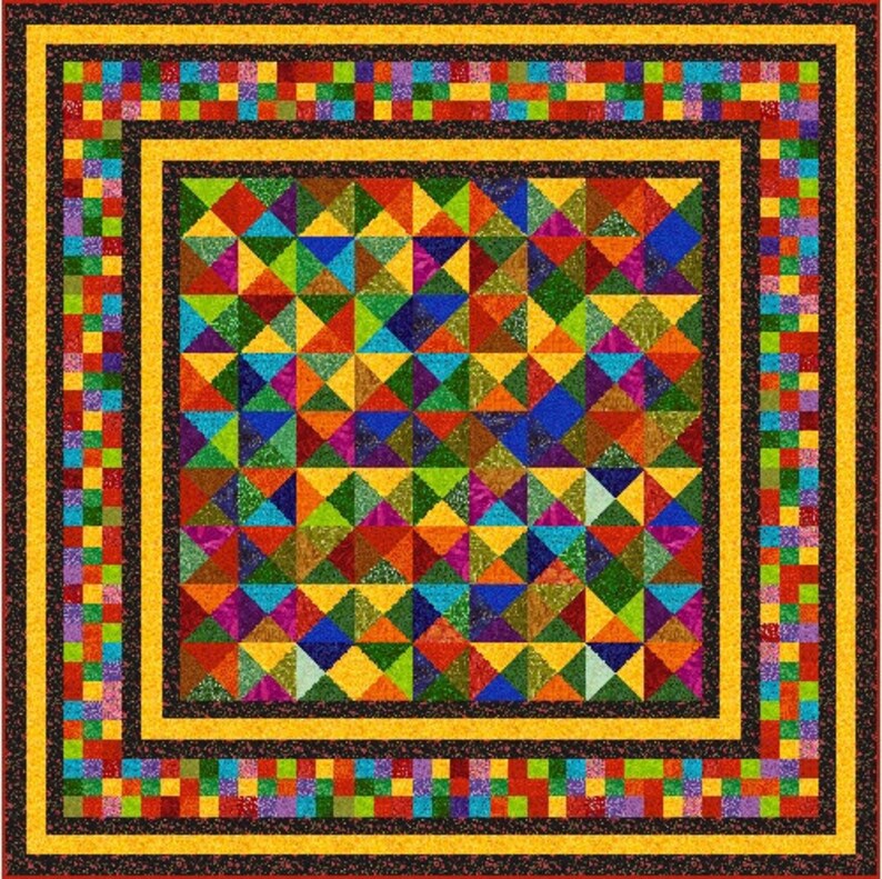 Jelly Beans QuiltAddicts Patchwork Quilt Pattern Etsy