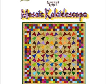 MOSAIC KALEIDOSCOPE -  Quilt-Addicts Patchwork Quilt Pattern